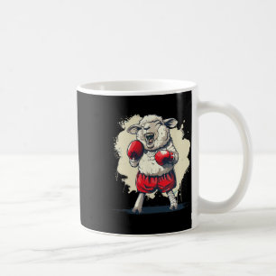 Boxer-Schaf mit Boxhandschuhen Kickboxen Lustiger Kaffeetasse