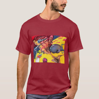 Boxer. Schockierender Treffer. T-Shirt