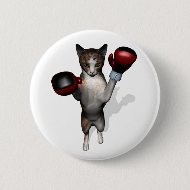 Boxer Tabby Button (Vorderseite)