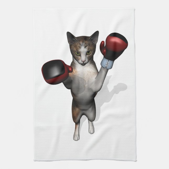 Boxer Tabby Handtuch (Vertikal)