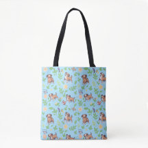 Boxer-Tasche Süße Frühlingsblumen Kawaii Hund
