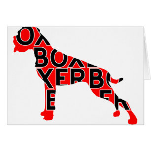 Boxer Text Hund Dog