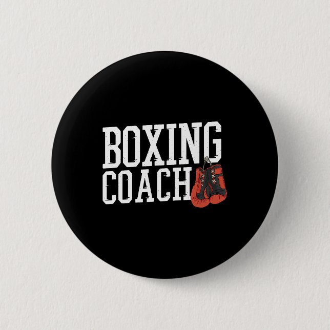 Boxer Trainer Boxtrainer  Button (Vorderseite)