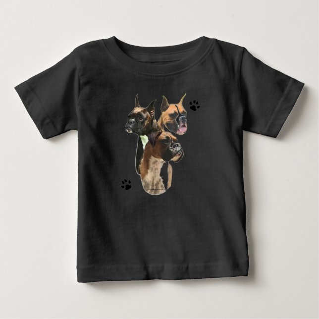 Boxer Trio Baby T-shirt (Vorderseite)