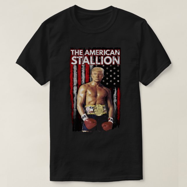 Boxer Trump - Rocky Trump Meme T-shirt classique (Design devant)