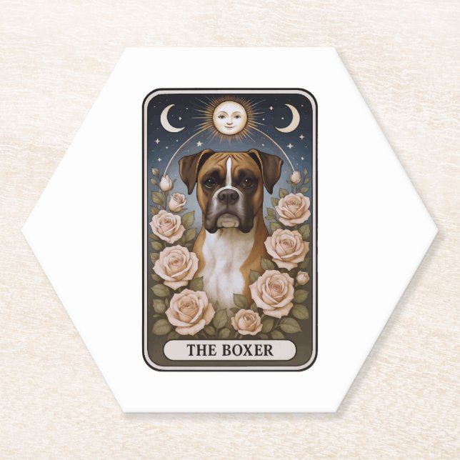 Boxer Untersetzer (Vorderseite)