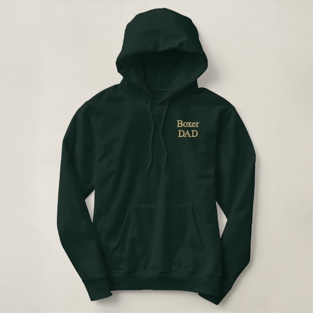 Boxer VATER Bestickter Hoodie (Design vorne)