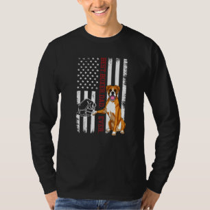 Boxer Vater Dog Boxer Dog Bekleidung amerikanische T-Shirt
