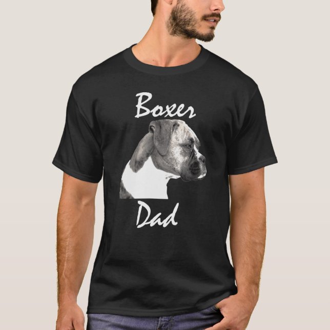 Boxer Vater Dog T-Shirt (Vorderseite)