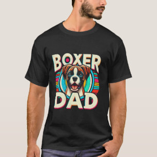 Boxer-Vater Lustiger Boxer-Hund Haustier Für Männe T-Shirt