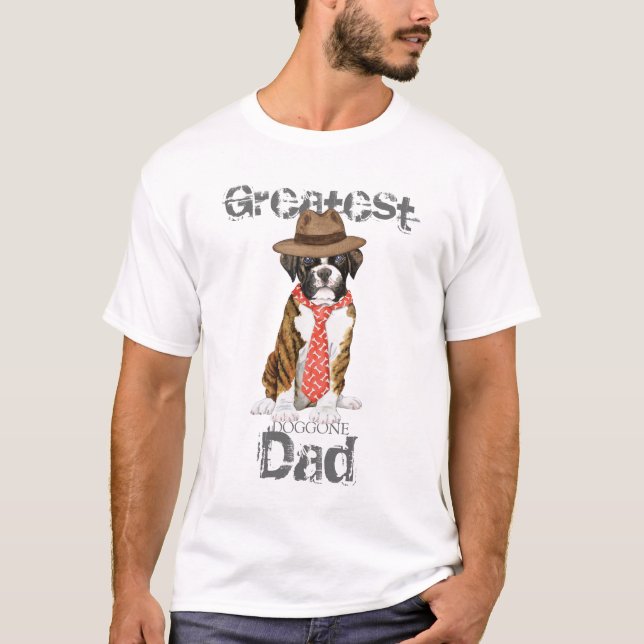 Boxer-Vater T-Shirt (Vorderseite)