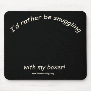 Boxer verrücktes Mousepad - DYO