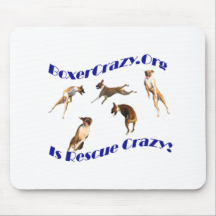 Boxer verrücktes Mousepad - Luft Abby