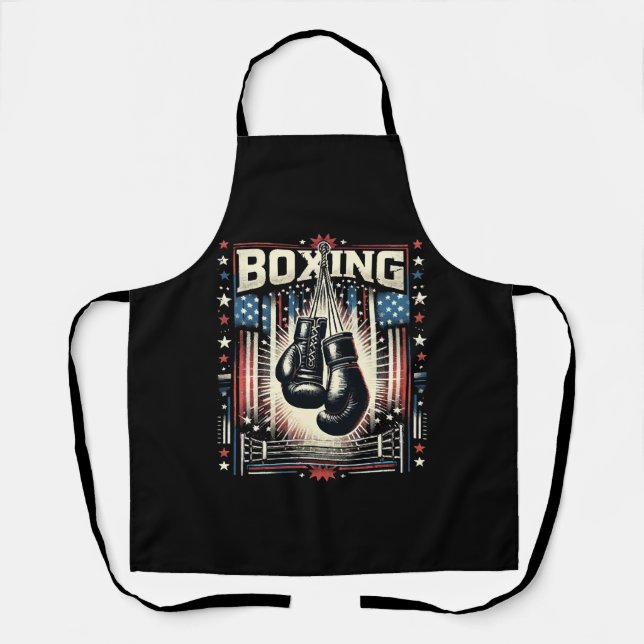Boxer Vintag Bo - Boxer-Boxen Schürze (Vorderseite)