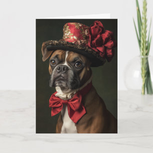 Boxer Weihnachten Viktorianischer Hund