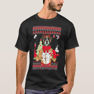 Boxer Weihnachtsbaumdekor Funny Dog Xma T-Shirt