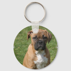 Boxer-Welpen-Schlüsselanhänger Schlüsselanhänger