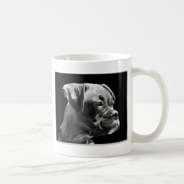 Boxer-Welpen-Tasse Kaffeetasse (Rechts)