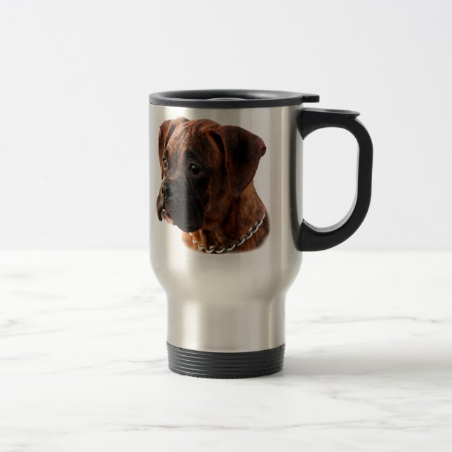 Boxer-Welpen-Tasse Reisebecher (Rechts)