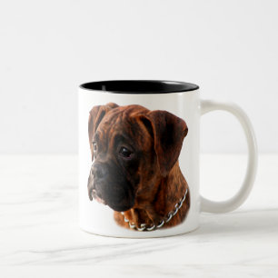 Boxer-Welpen-Tasse Zweifarbige Tasse