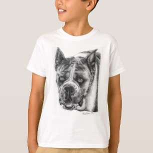 Boxer Zeichnend T-Shirt