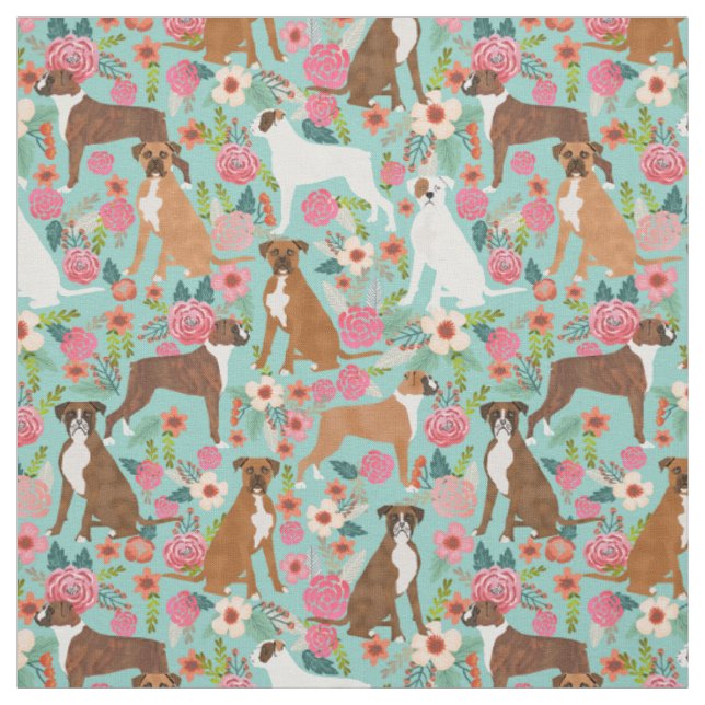 Boxerfloralen Stoffdruck Stoff (Muster)