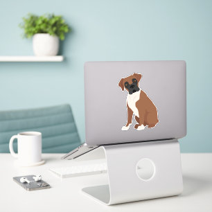 Boxerhund Aufkleber