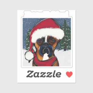 Boxerhund Aufkleber