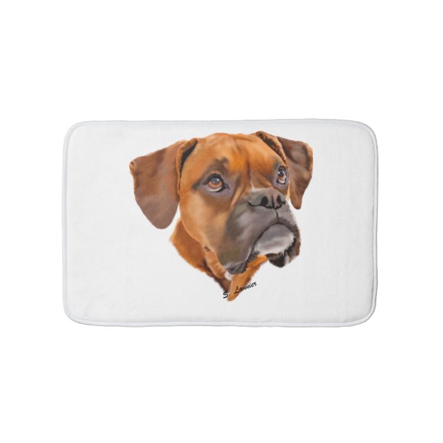 Boxerhund Badematte (Vorderseite)