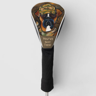 Boxerhund Golf Headcover