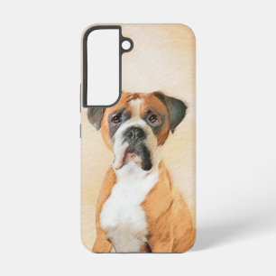Boxerhund-Malerei unbeschnitten Original-Tierkunst Samsung Galaxy Hülle