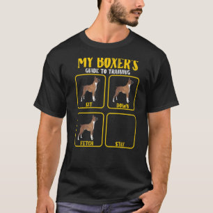 Boxerhund Mutter Papa Trainingsleiter für Boxerhun T-Shirt