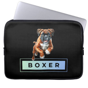 Boxerhund - Sprünge & Grenzen Laptopschutzhülle