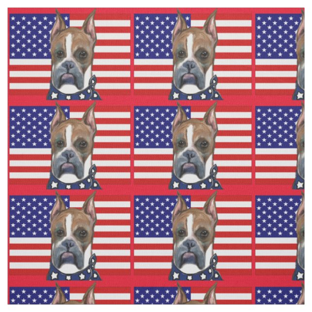 BOXERHUND STOFF (Muster)