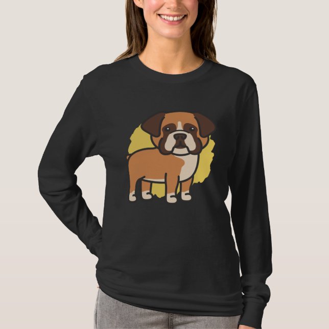 Boxerhund T-Shirt (Vorderseite)