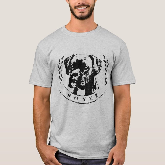 Boxerhund T-Shirt (Vorderseite)