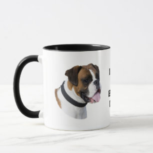 Boxerhundeporträt-Foto Tasse