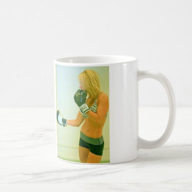 Boxerinnen-Tasse Kaffeetasse (Rechts)