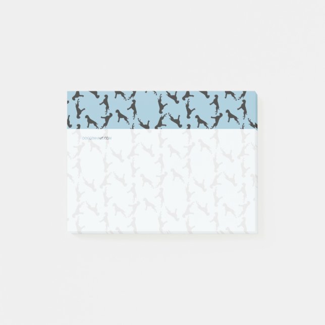 Boxermuster Post-it Klebezettel (Vorderseite)