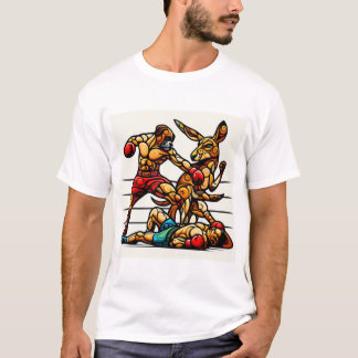 Boxers Kangaroo Showdown T-Shirt