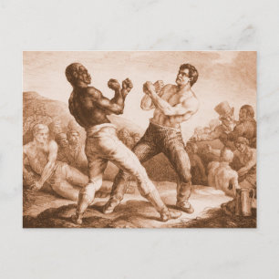 Boxers von Gericault Fine Art Lithograph Postkarte
