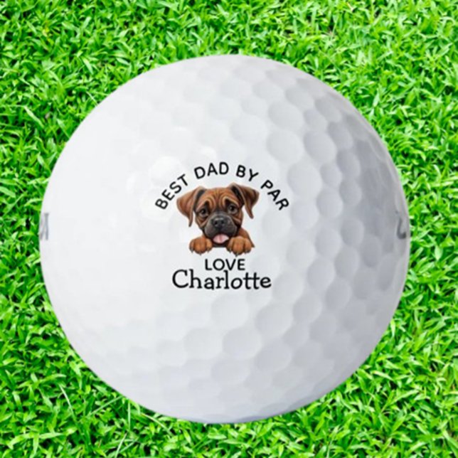 Boxerwelpe  golfball (Delight dog lovers and golf fans with Boxer Puppy Golf Balls.)