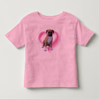 Boxerwelpe scherzt Shirt