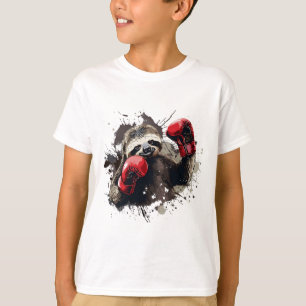 Boxfauler mit Boxhandschuhen Kickboxen Lustiges B T-Shirt
