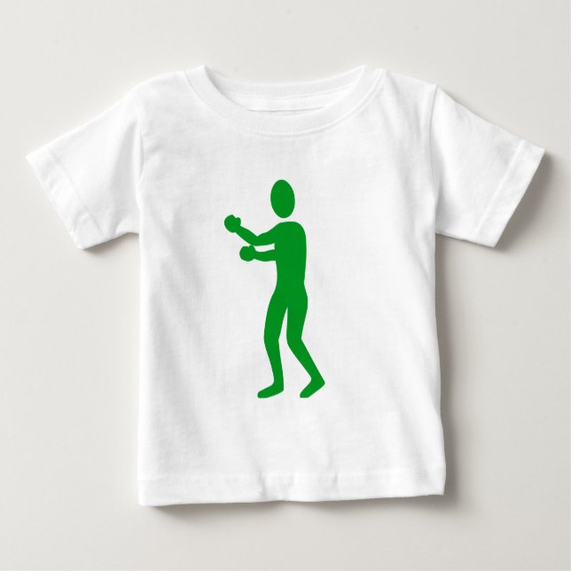 Boxfigur: grün baby t-shirt (Vorderseite)