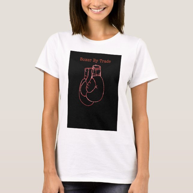 Boxgloves Fight Fan Geschenk oder Weihnachten T-Shirt (Vorderseite)