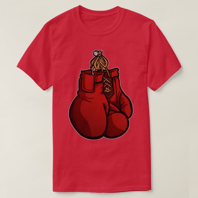 Boxhandillustrierung T-Shirt (Design vorne)
