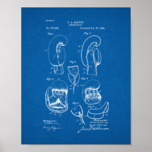 Boxhandpatent - Blueprint Poster