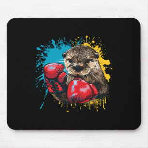 Boxhandschuh für Otterliebhaber Boxen Kickboxen Lu Mousepad