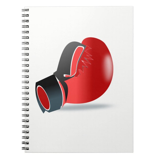 Boxhandschuh Notizblock (Vorderseite)